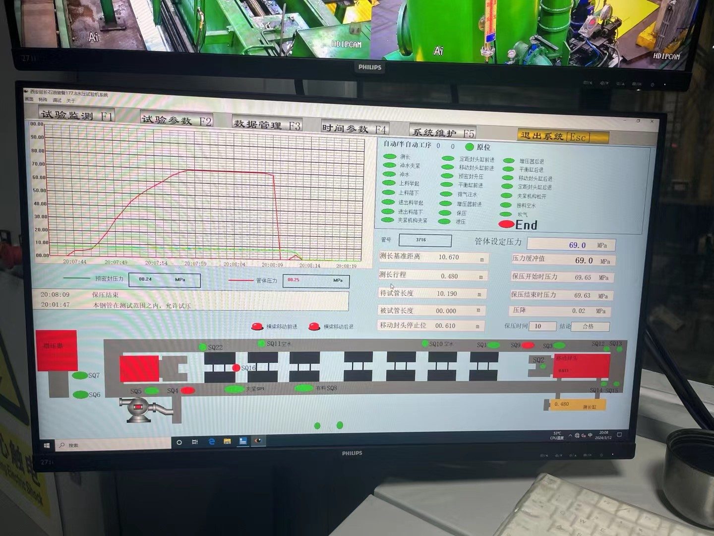 Çelik Boru Hidrostatik Test Makinesi Çelik Boru Hidrostatik Test Makinesi